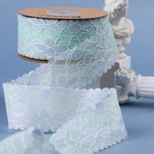 Spitze Blumen Band Einfassung Borten Band bestickt ausgehöhlt Bastelbedarf Kostüm