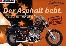 Prospekt Suzuki Intruder VS 1400 GLP Motorrad von 2. 1997