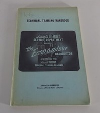 Handbook Lincoln + Mercury Vergaser Econ-O-Miser from 1949 / 1950