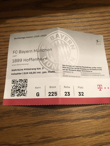 Sammler ticket bayern - sammler,
