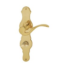 Messing Türdrücker poliert