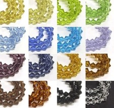 60 Kristallperlen Glasperlen