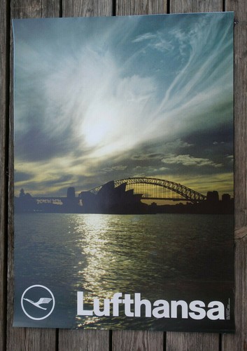 Poster plakat lufthansa - plakat,