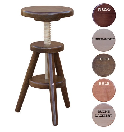 Barstuhl buchenholz hocker - buchenholz, neu