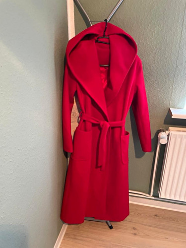Damen mantel rot - rot, 36