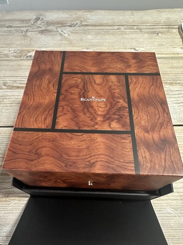 Blancpain holz uhrenbox - blancpain,