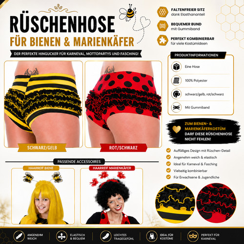 Rüschenhose biene - rüschenhose,