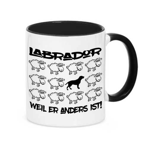 Tasse black sheep labrador - -,
