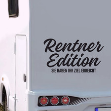 Wohnmobil Aufkleber Rentner