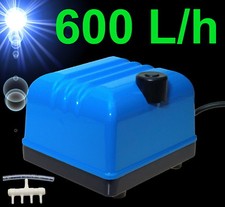 leise Luftpumpe ? 600 L/h OSAGA MK10 MEMBRAN KOMPRESSOR ? Aquarium Zubehör