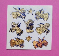 Stickeralbum Sticker Vintage 90er Jahre ZDesign Prismatic Engel blauer Rand