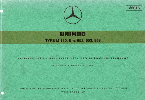 Unimog 180 - 180, (1971)