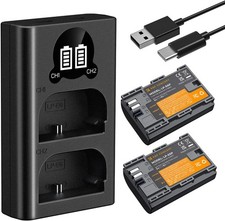 K&F CONCEPT LP-E6P 2x2400mAh