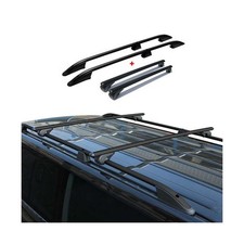 Dachträger + Dachreling SET für Citroen Berlingo L1 2008-2018 Alu Schwarz 4x
