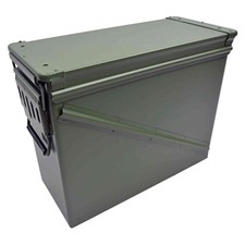 Munitionskiste M548 Ammo Box Größe 7 neuwertig US GB Bundeswehr Bw Armee Stahl