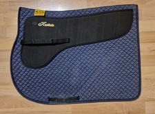 blaue Kavalkade VS Schabracke - Antirutsch + mit Polsterungsfunktion - Gr. WB