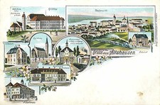 AK - Gruss aus Altshausen - Totalansicht - Gasthof zum Lamm Friedmann