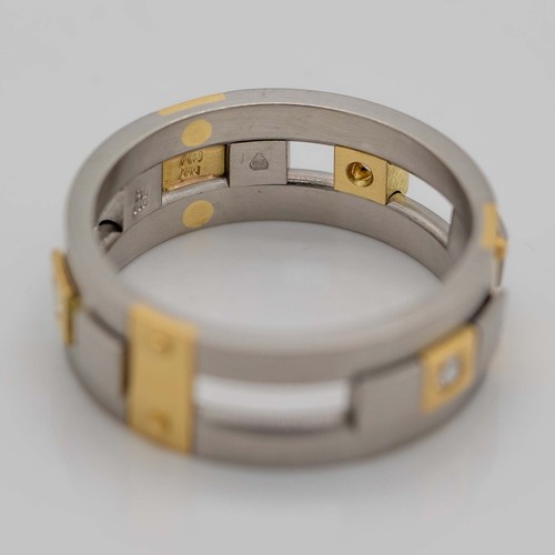 Ring 950 palladium - palladium, diamanten