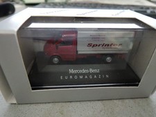 Herpa Mercedes Benz Nutzfahrzeuge MB Sprinter Pritsche Euromagazin OVP  (78_258)