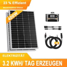 400W Solarpanel Kit 12V