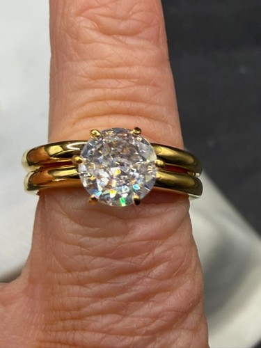 Damen gold ring - gold, set