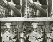 30 Stereofotos Luftschiff Graf