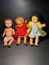 Vintage 60/70er Jahre ?? 3 x Puppen Made In England Pedigree Baby Kinderwagen Puppe