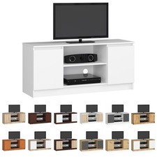 TV Schrank AKORD Fernsehkommode 120 cm 2 Türen 2 Ebenen B120xH55xT40 cm