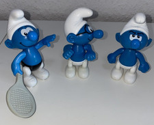 Mc Donald`s Happy Meal Schlumpf Schlümpfe beweglich 3 Figuren Set Vintage 2002