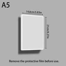 Acryl Wandtafel Posterrahmen Flipchart Aufhängung A4 A5 klar premium