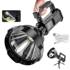 TASCHENLAMPE WIEDERAUFLADBARE LAMPE ULTRA LEISTUNGSSTARK 100W LED CREE XHP50 BIS ZU 1KM Q-L445