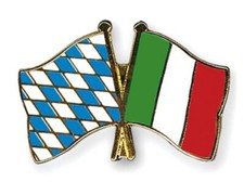 Bayern-Italien Freundschafts Pin - Oktoberfest Pin - Wiesn Anstecker