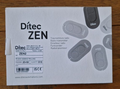 Entrematic ditec zen2 - 10,