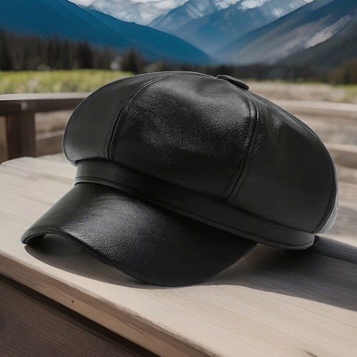Luxus leder basecap hut - luxus,