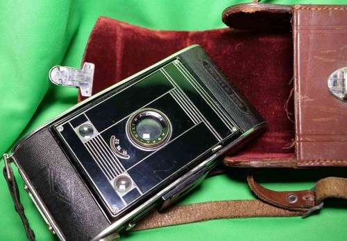Agfa klappkamera mit bilinar - klappkamera,