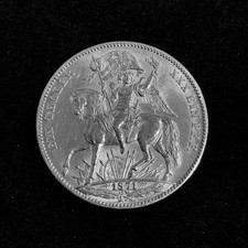 Siegestaler Sachsen 1871 König Johann Silber ss (TH. 351)