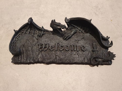 Drache welcome türschild - drache,