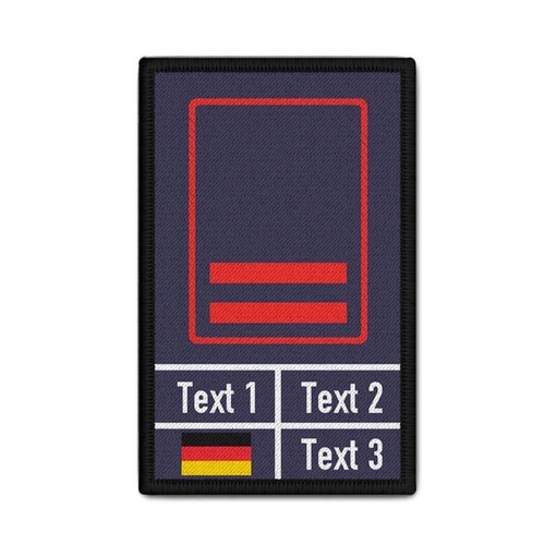 Rank patch feuerwehr - rank,