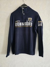 Van Vaan Herren Strickpullover Gr. L Dunkelblau 100% Baumwolle