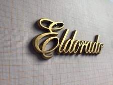 Cadillac Eldorado Gold Farbe Schriftzug Kofferraum Emblem Schrift Trunk Script