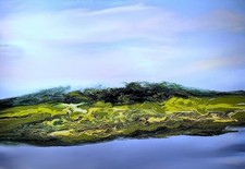 Abstrakte Malerei Landschaft