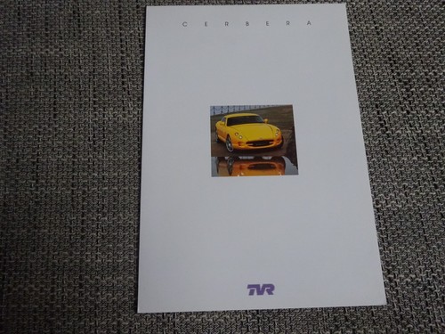 Tvr cerbera prospekt brochure - prospekt,