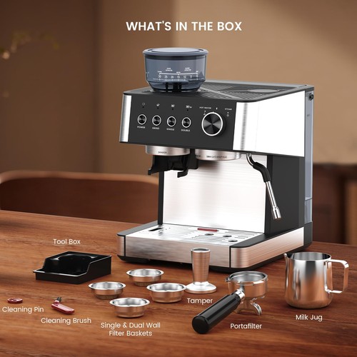 Kaffeemaschine mit mahlwerk - mit,