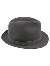 MAYSER Hut Herren Elegant Schwarz Filz Fedora Größe UNI