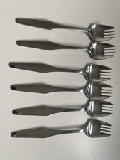 6 Gabeln Edelstahl BMF 70 er Vintage