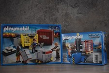 Playmobil Gabelstapler komplett 5256 / Cargo Set o. Pakete 5259 Anleitung + OVP