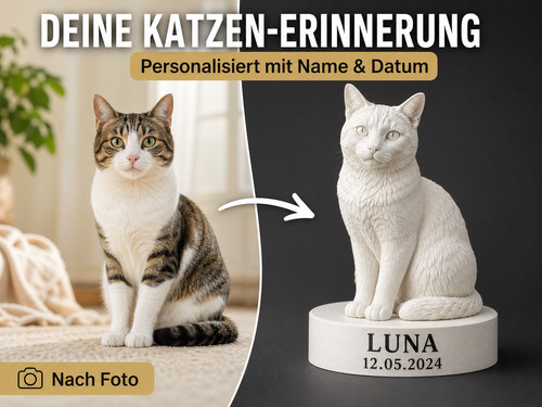 Katze erinnerung andenken - andenken, 3d