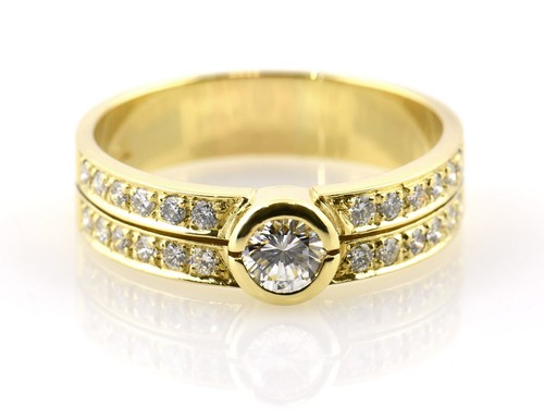 Diamant solitär ring 750 000 - diamant, 750/000