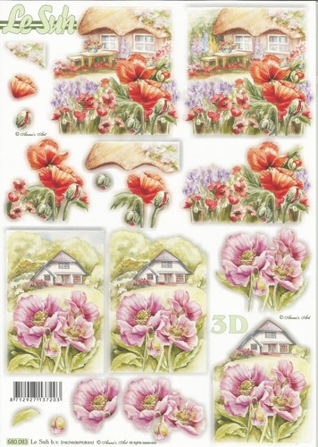 Stanzbogen blumen am - 3d-stanzbogen,