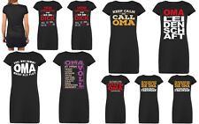 Oma Sprüche Nachthemd Damen - Sprüche Schlafshirt - Geschenk Großmutter / Enkel